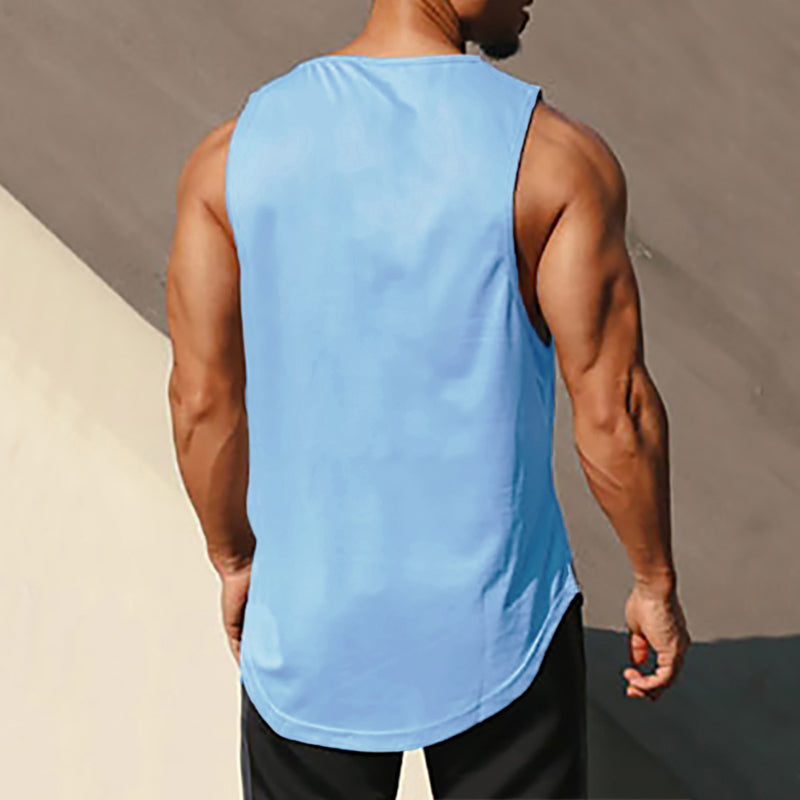 Men’s Summer Mesh Quick-Dry Sleeveless Gym Tank Top