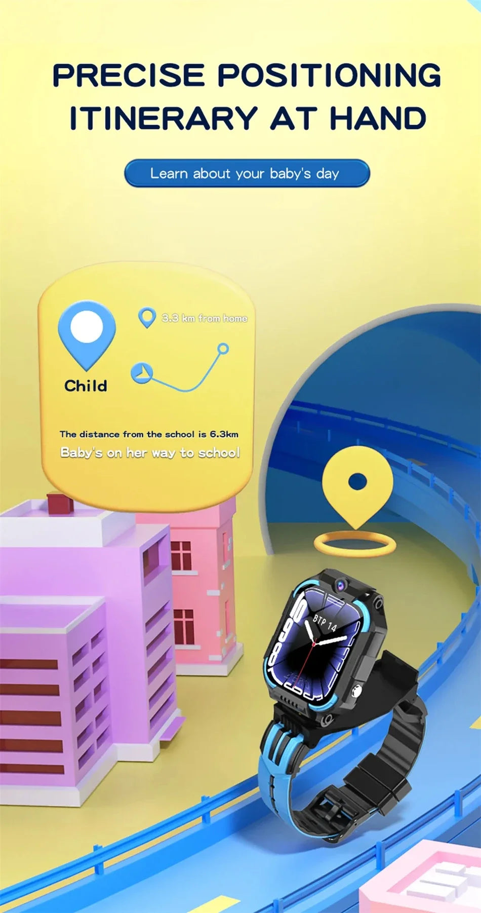 5G Kids Smartwatch with GPS, Video Call & Waterproof Design