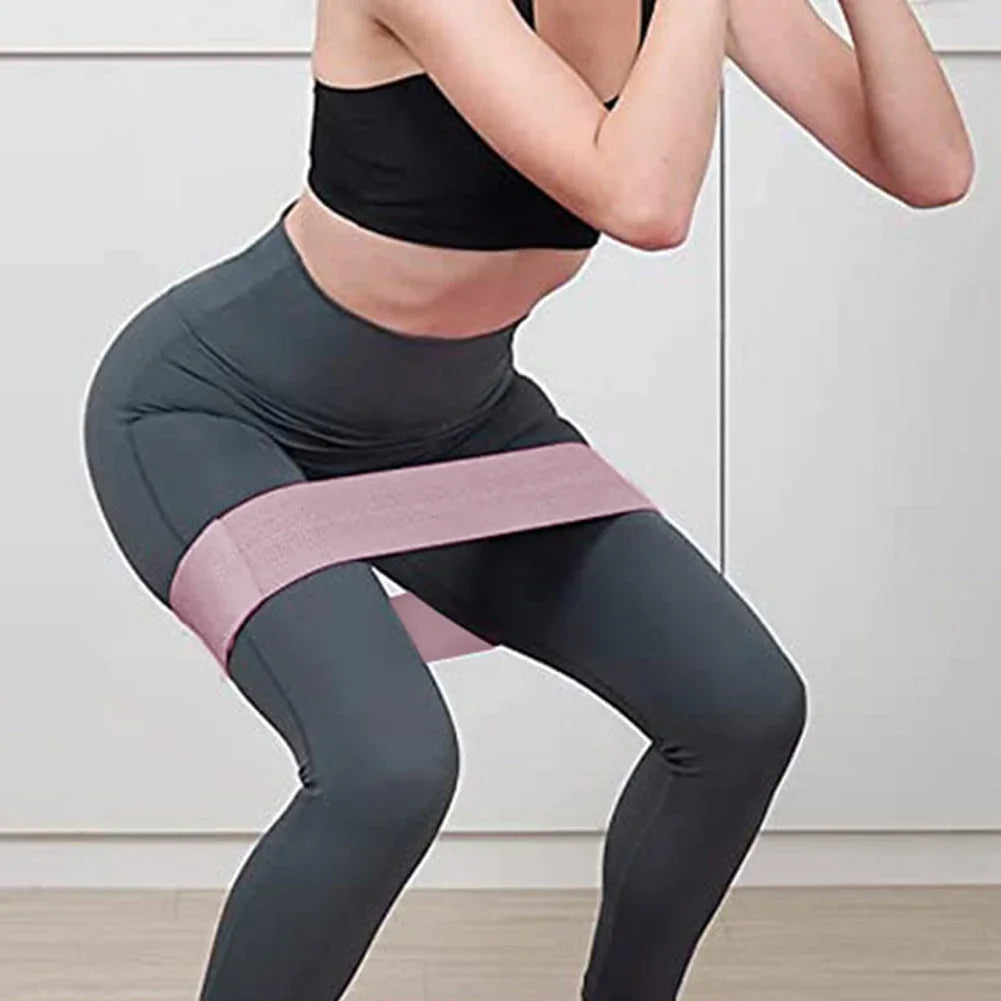 Leg & Glute Resistance Loop Bands – Elastic Booty Workout Sett