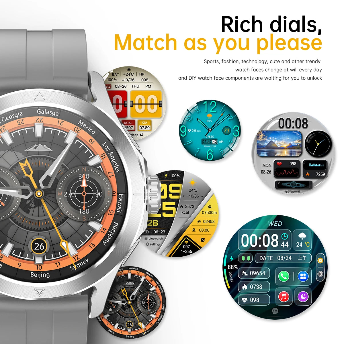2025 Xiaomi S4 Ultra GPS Smartwatch with AMOLED & NFC