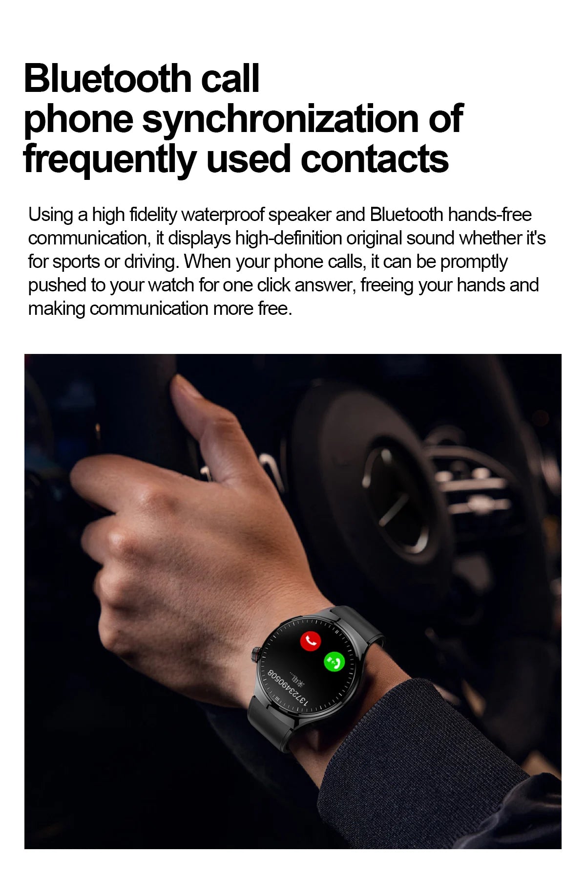 2025 Nursing-Grade Health Smartwatch with ECG, PPG & Bluetooth Call