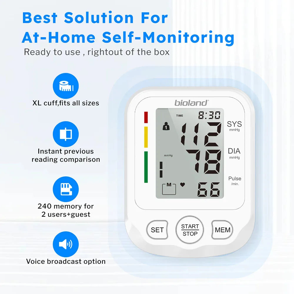 Bioland 2005 Upper Arm Digital Blood Pressure Monitor