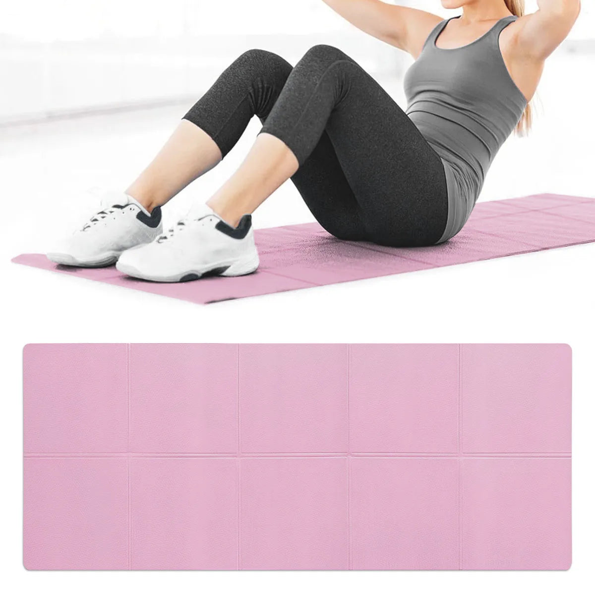 4mm Anti-Slip EVA Yoga Mat for Fitness & Pilates