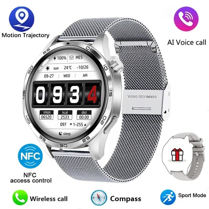 GT5 Pro Smartwatch with AMOLED, GPS, NFC & Bluetooth Call