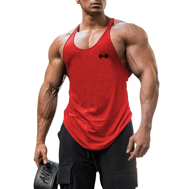 Men’s Cotton Muscle Tank Top – Breathable Y-Back Sleeveless