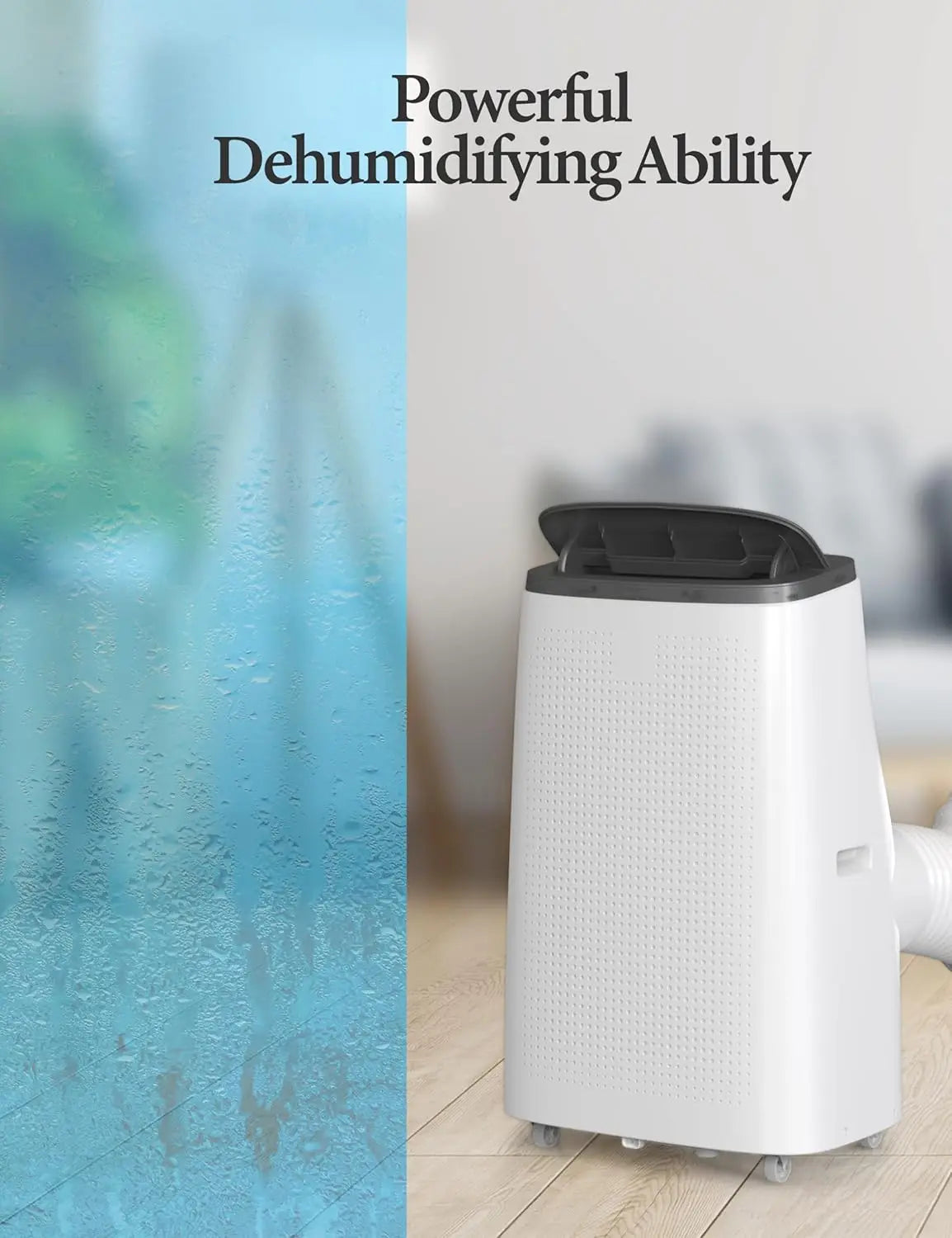 14000BTU Portable Air Conditioner with Dehumidifier & Fan