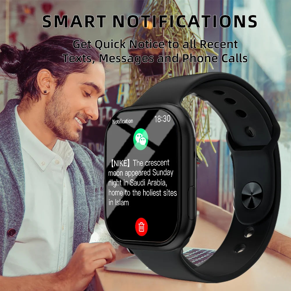 LAXASFIT Series 10 Smart Watch with BT Call & Fitness Tracker