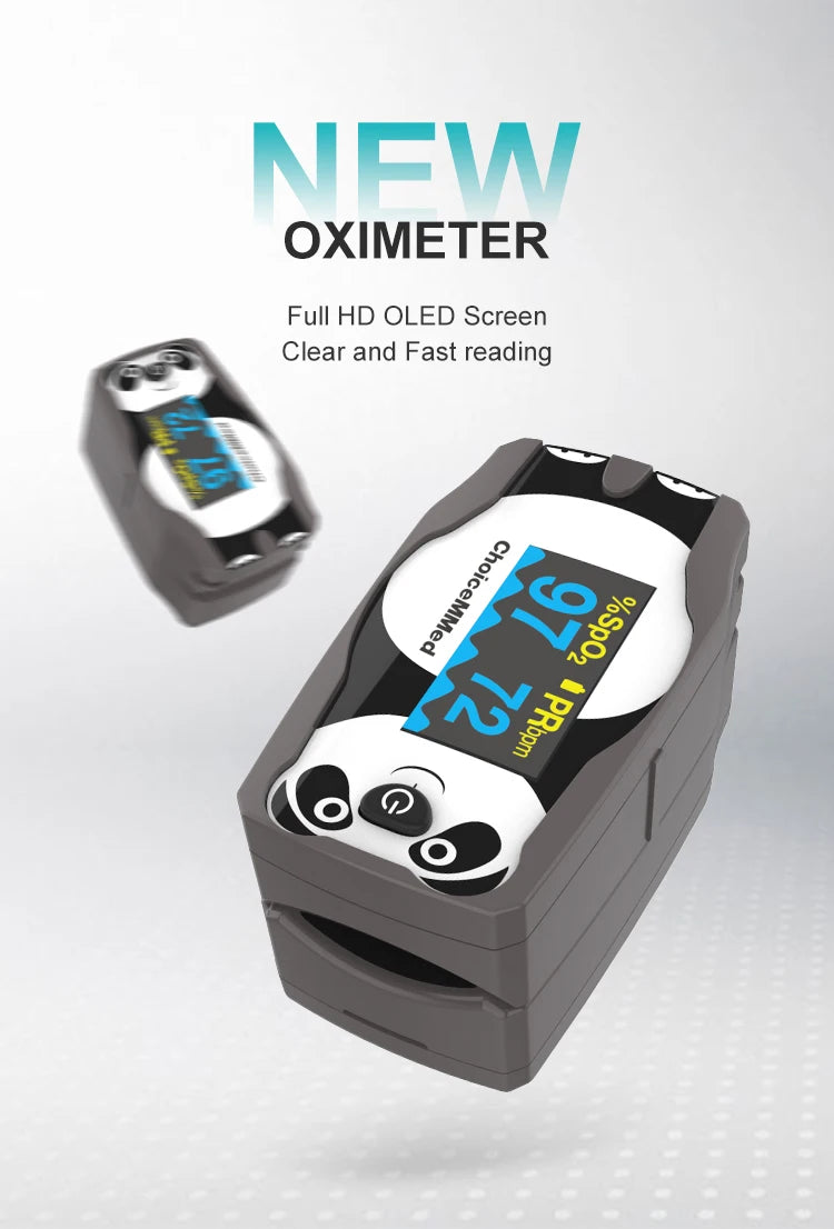 ChoiceMMed Pediatric Finger Pulse Oximeter with OLED Display