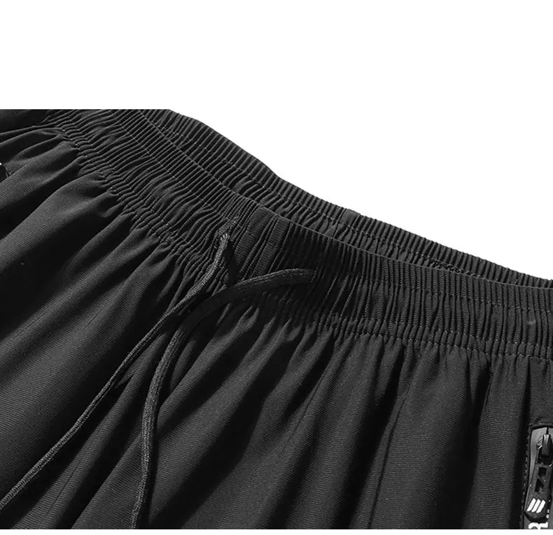 Men’s Summer Ultra-Thin Ice Silk Running Pants