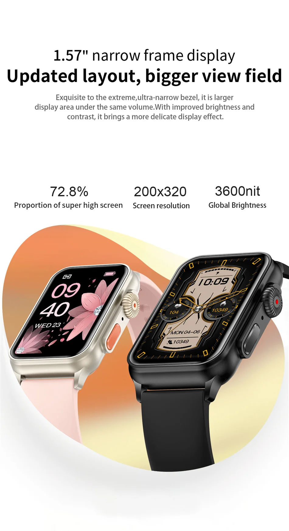 2023 Bluetooth Call Smartwatch with AI Voice & Fitness Tracker