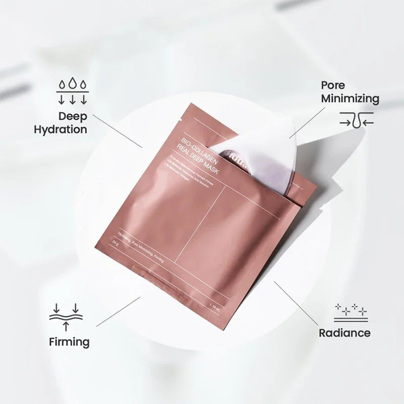 Bio Collagen Face Mask – Deep Hydrating & Brightening (1/5/10/20pcs)