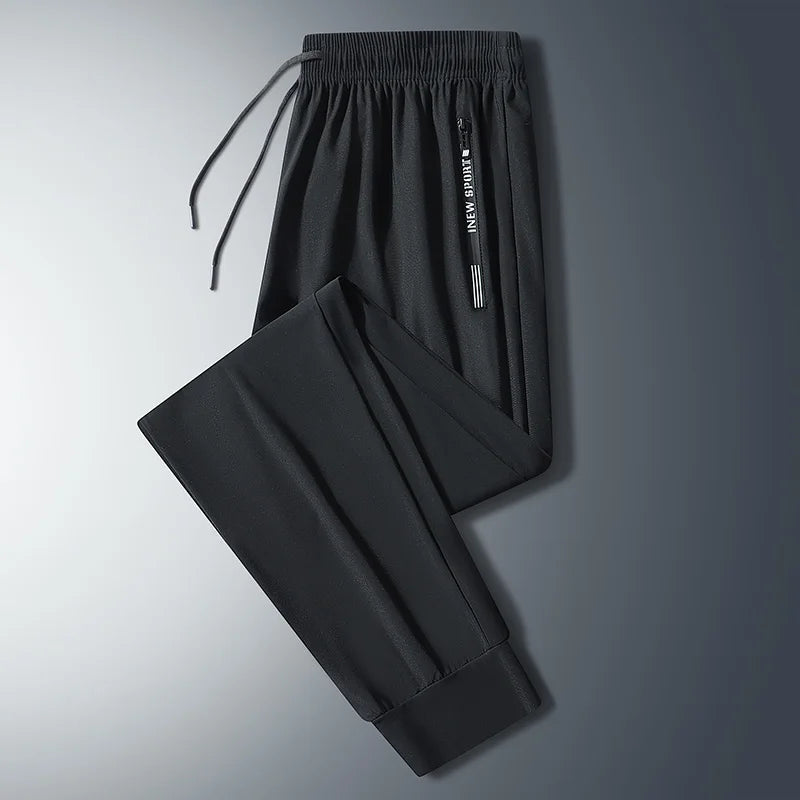 Men’s Summer Ultra-Thin Ice Silk Running Pants