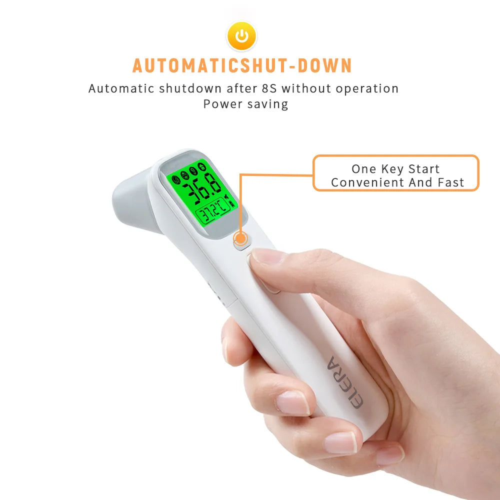 ELERA Infrared Digital Thermometer – Forehead & Ear, No-Contact