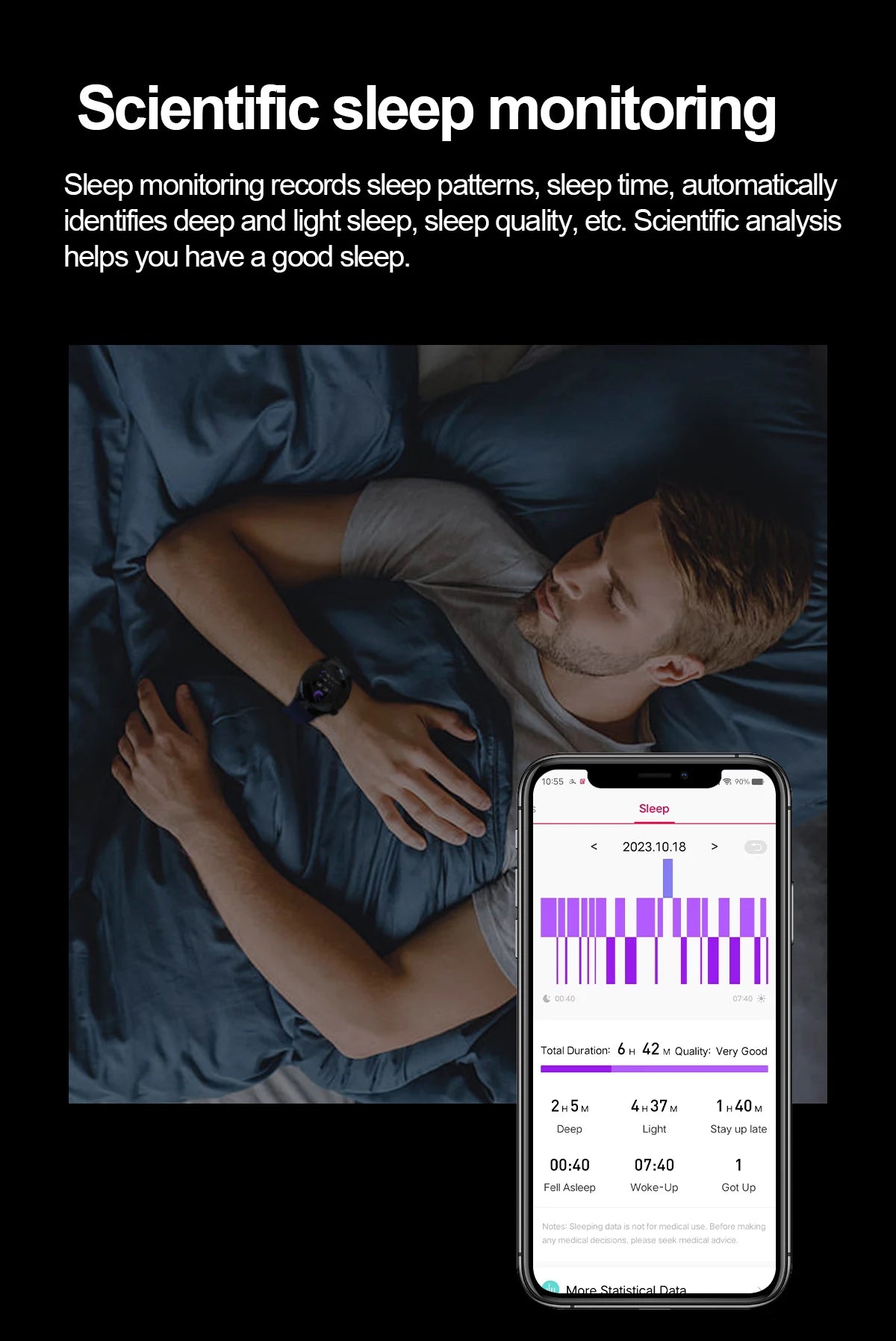 2025 Nursing-Grade Health Smartwatch with ECG, PPG & Bluetooth Call