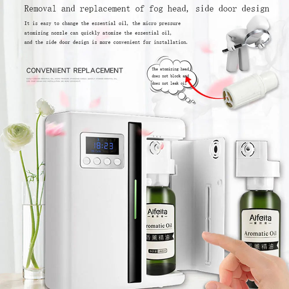 160ML Wall-Mounted Scent Diffuser with Fan for Hotel & Home