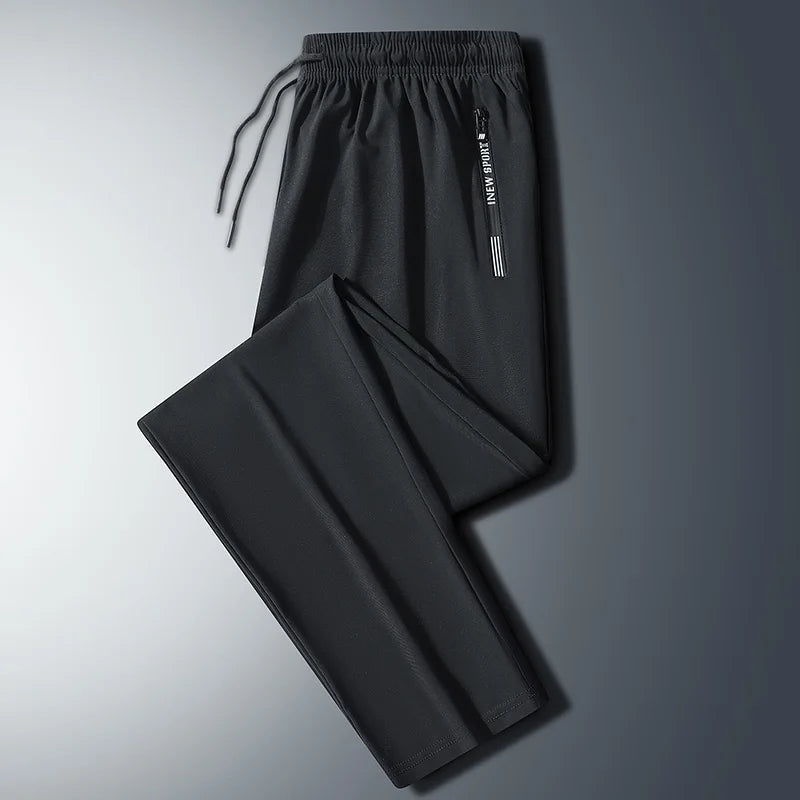 Men’s Summer Ultra-Thin Ice Silk Running Pants