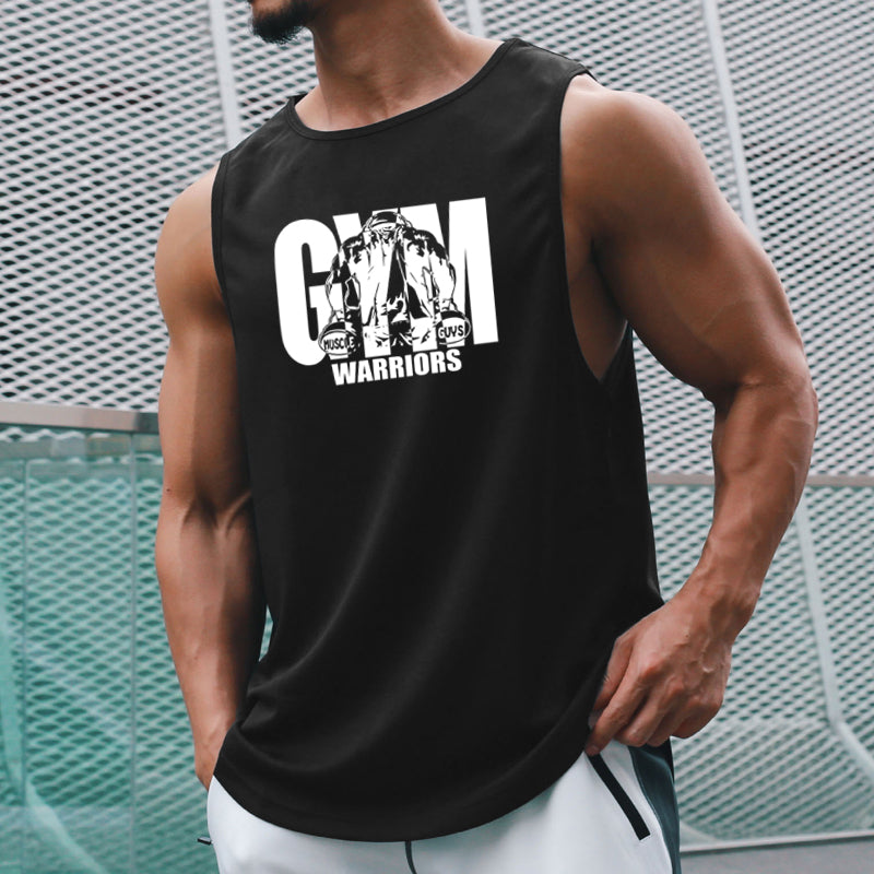 Men’s Summer Mesh Quick-Dry Sleeveless Gym Tank Top