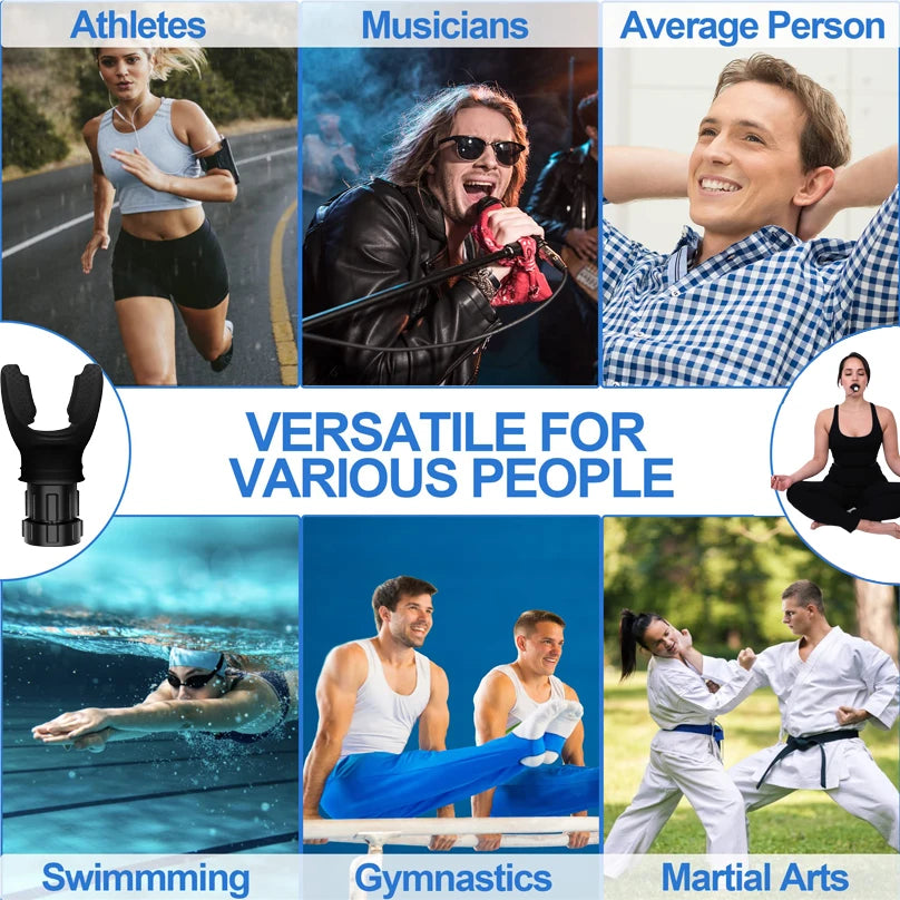 Breathing Trainer Lung Flexer – Adjustable Lung Capacity Exerciser