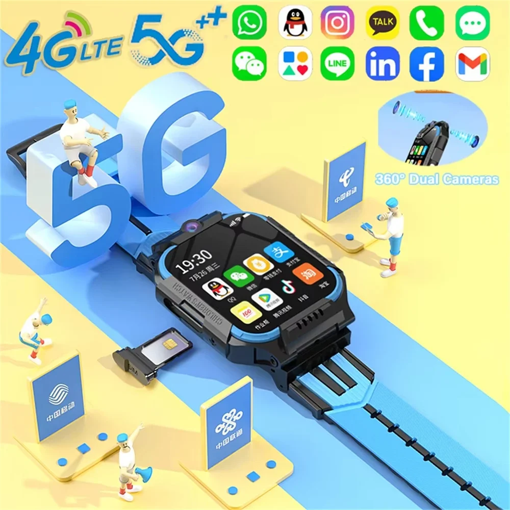 5G Kids Smartwatch with GPS, Video Call & Waterproof Design