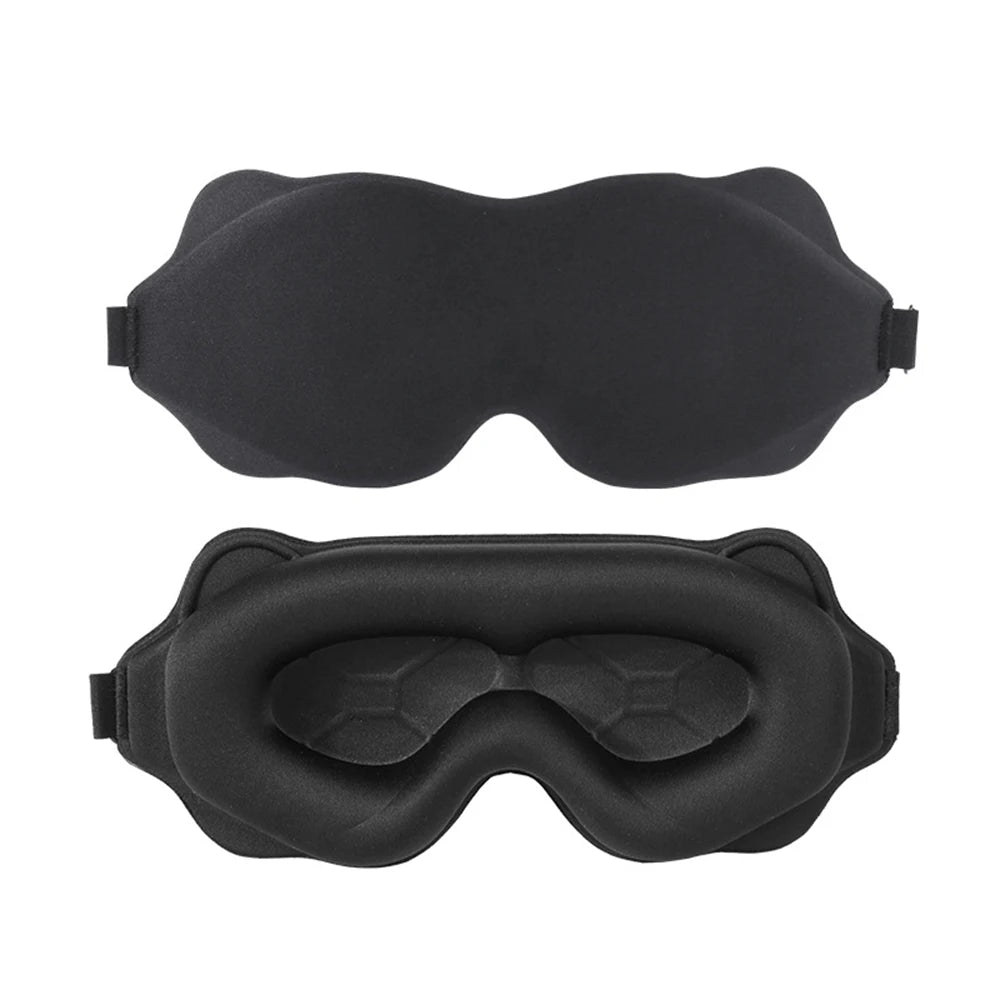 3D Contoured Sleep Mask for Eyes – Light Blocking & Breathable