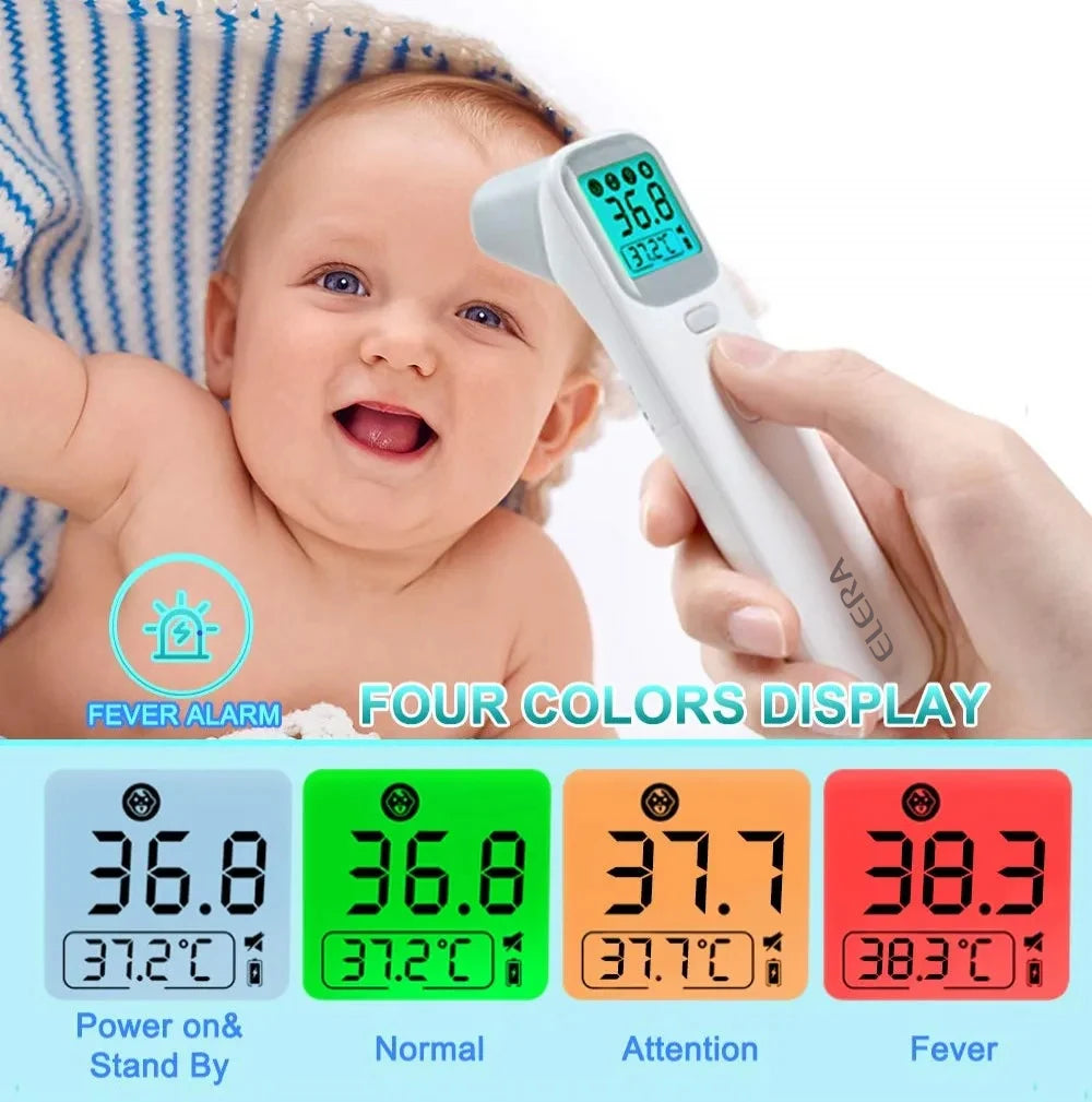 ELERA Infrared Digital Thermometer – Forehead & Ear, No-Contact