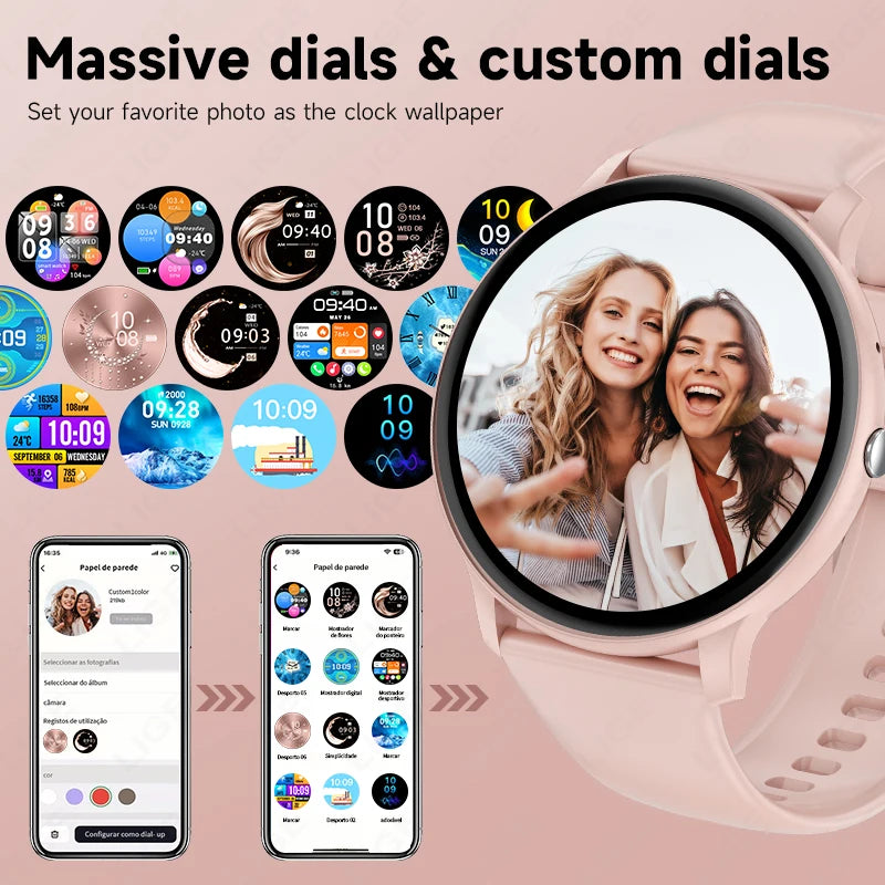 2025 Bluetooth Smart Watch for Women & Men with Fitness Tracker