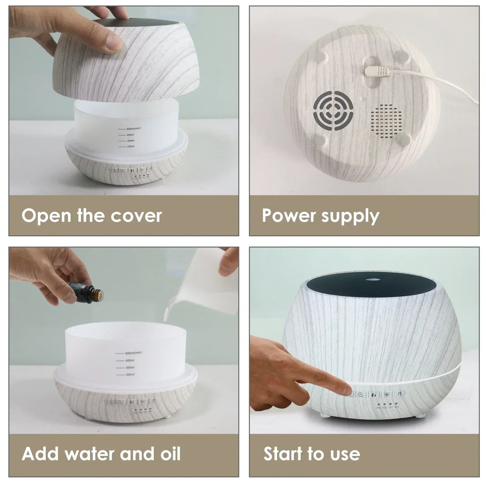 Tuya WiFi Smart Aroma Diffuser & Humidifier with Alexa/Google Control