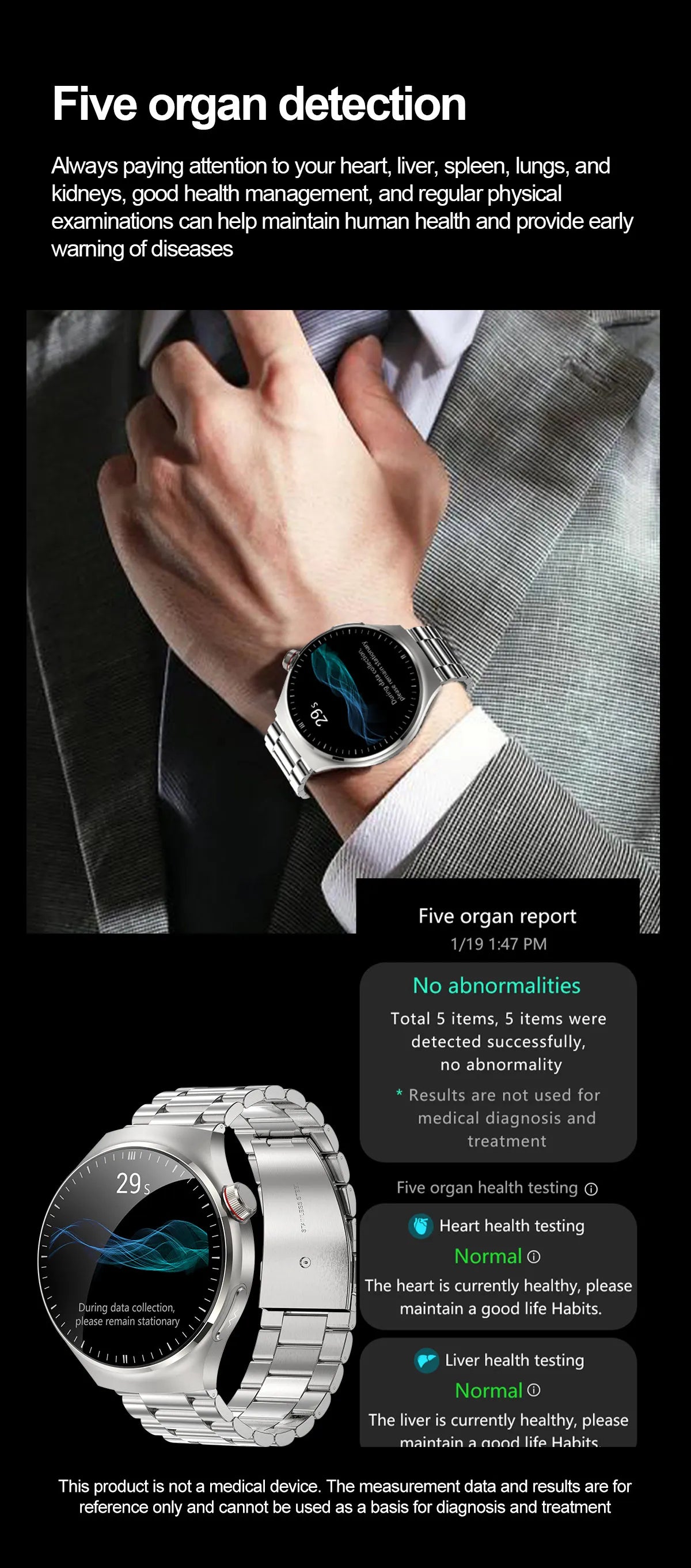 2025 Nursing-Grade Health Smartwatch with ECG, PPG & Bluetooth Call