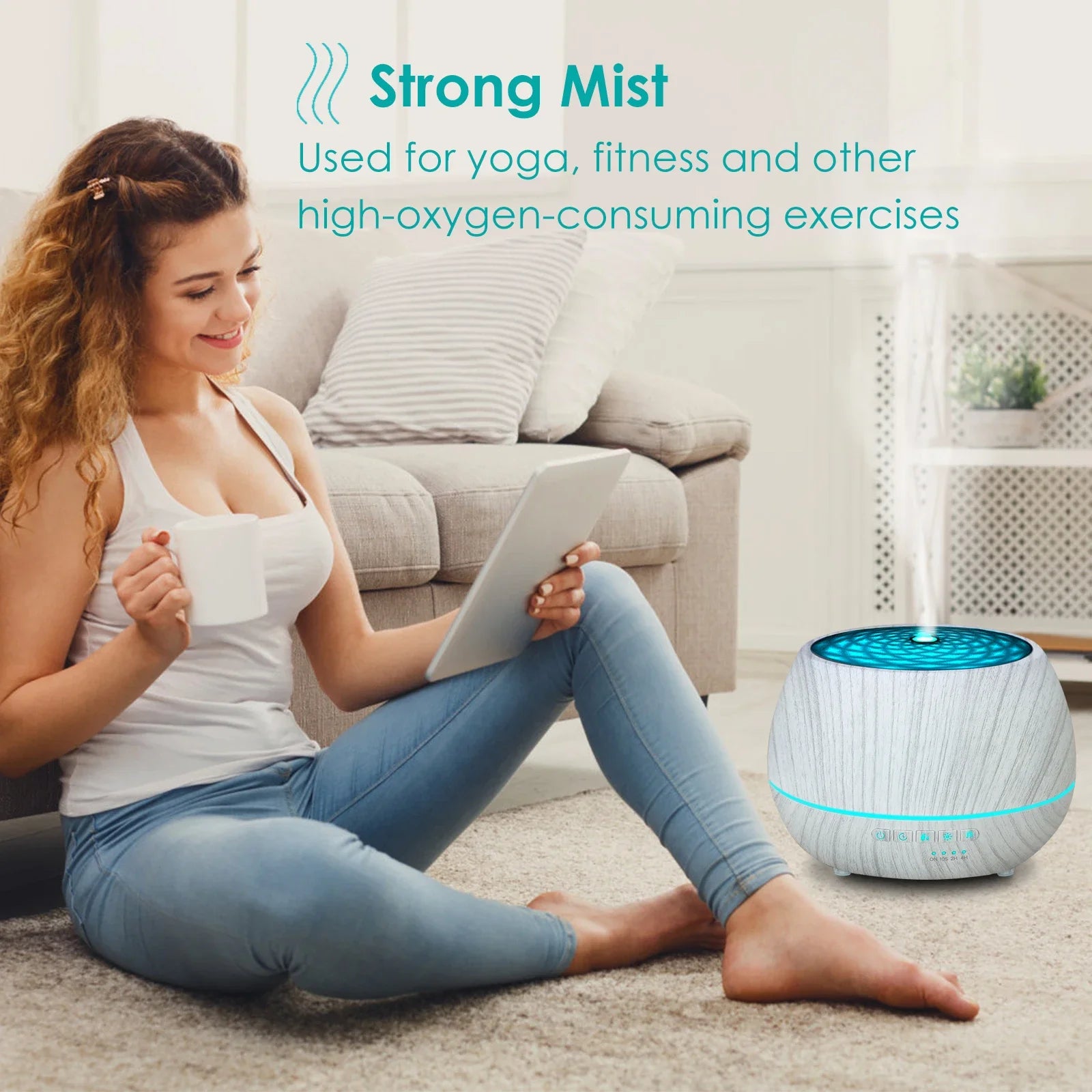 Tuya WiFi Smart Aroma Diffuser & Humidifier with Alexa/Google Control