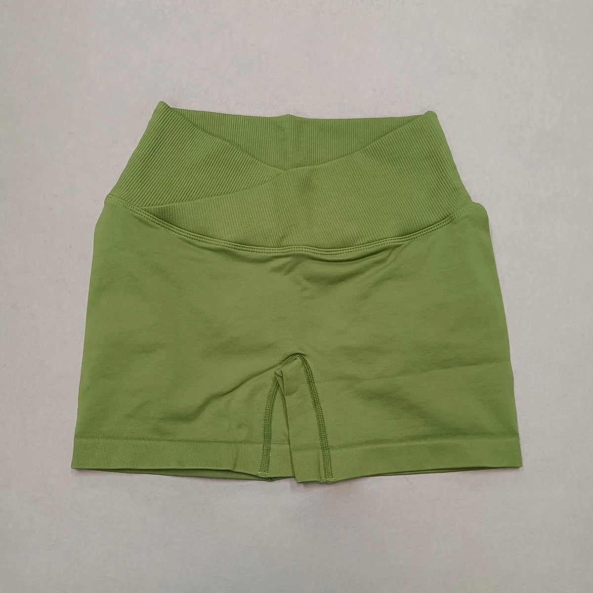 Crossover Waist Women’s Yoga Gym Shorts