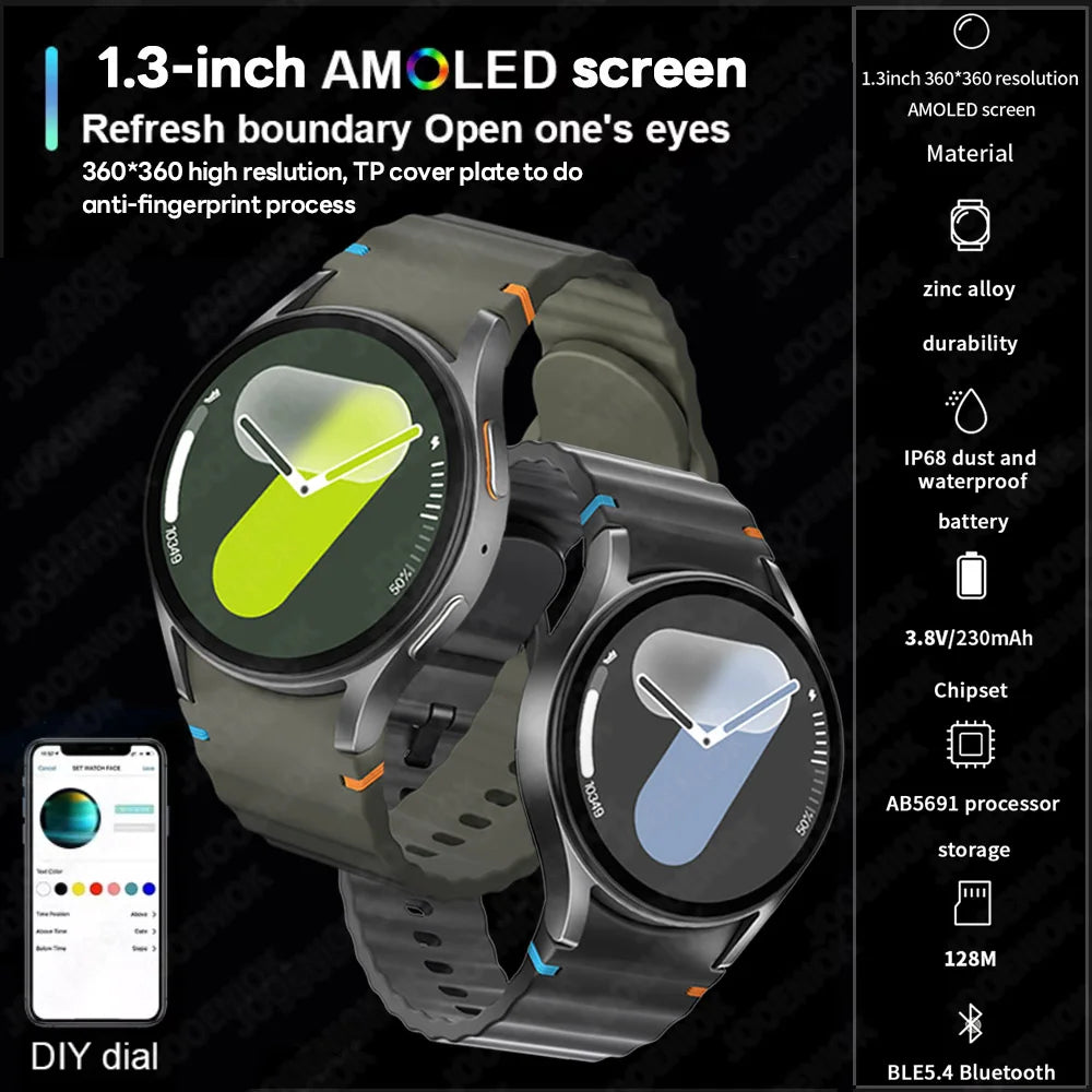 Galaxy Watch 7 Smartwatch with AMOLED Screen & Bluetooth Call
