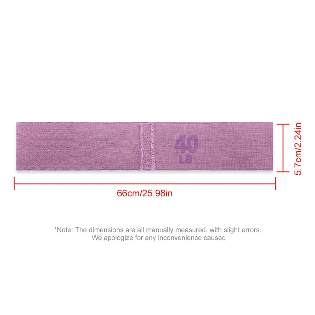 Leg & Glute Resistance Loop Bands – Elastic Booty Workout Sett