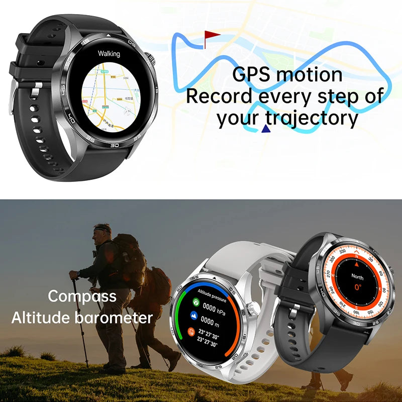 GT5 Pro Smartwatch with AMOLED, GPS, NFC & Bluetooth Call