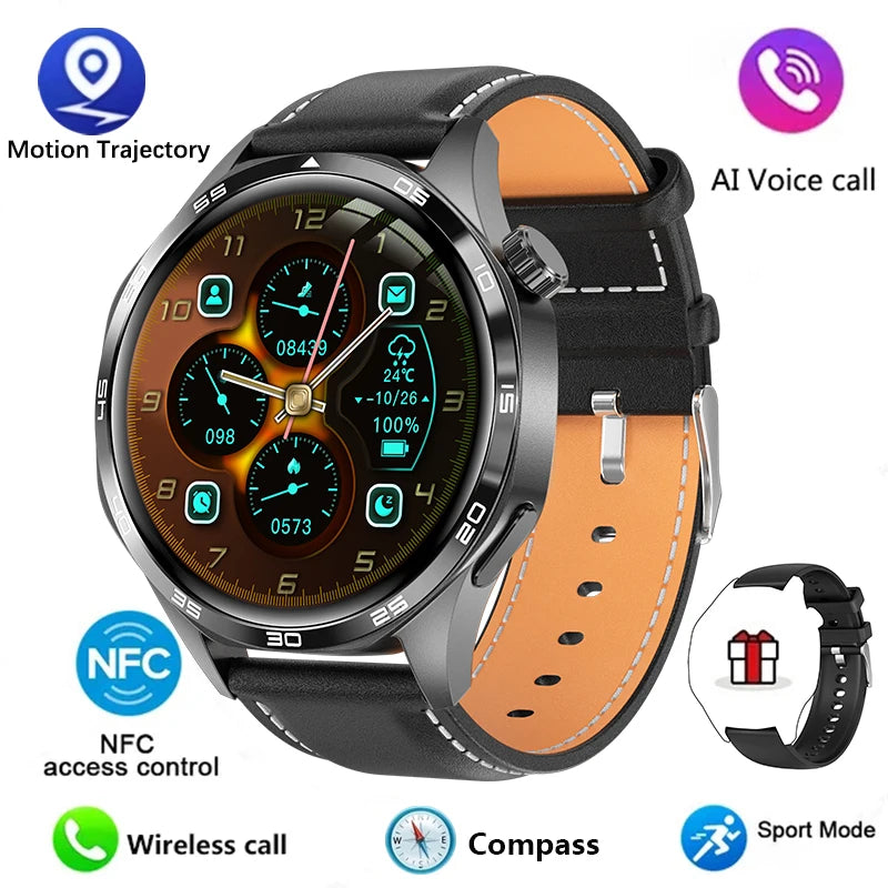 GT5 Pro Smartwatch with AMOLED, GPS, NFC & Bluetooth Call