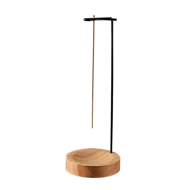 Creative Upside-Down Incense Burner – Wooden Holder & Tray