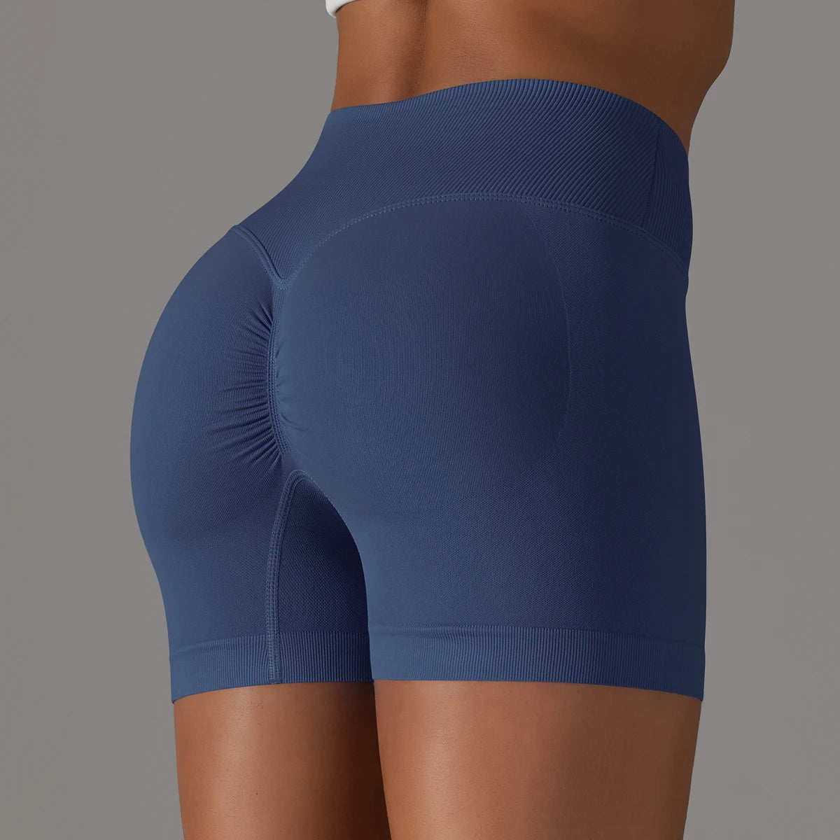 Crossover Waist Women’s Yoga Gym Shorts