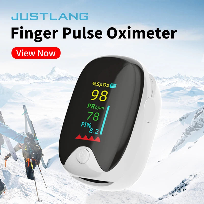 Medical Finger Pulse Oximeter – Oxygen & Heart Rate Monitor for All Ages