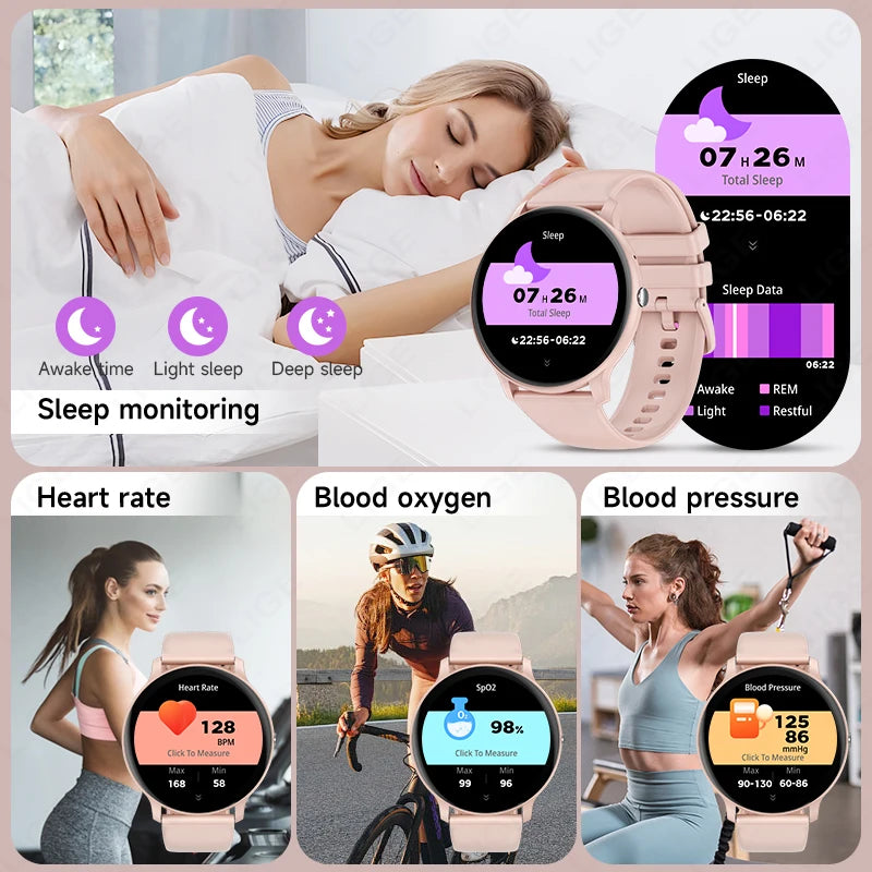 2025 Bluetooth Smart Watch for Women & Men with Fitness Tracker