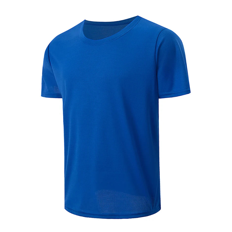 Men’s Waffle Sports Shirt – Short Sleeve Training Tee (1/5 Pcs)