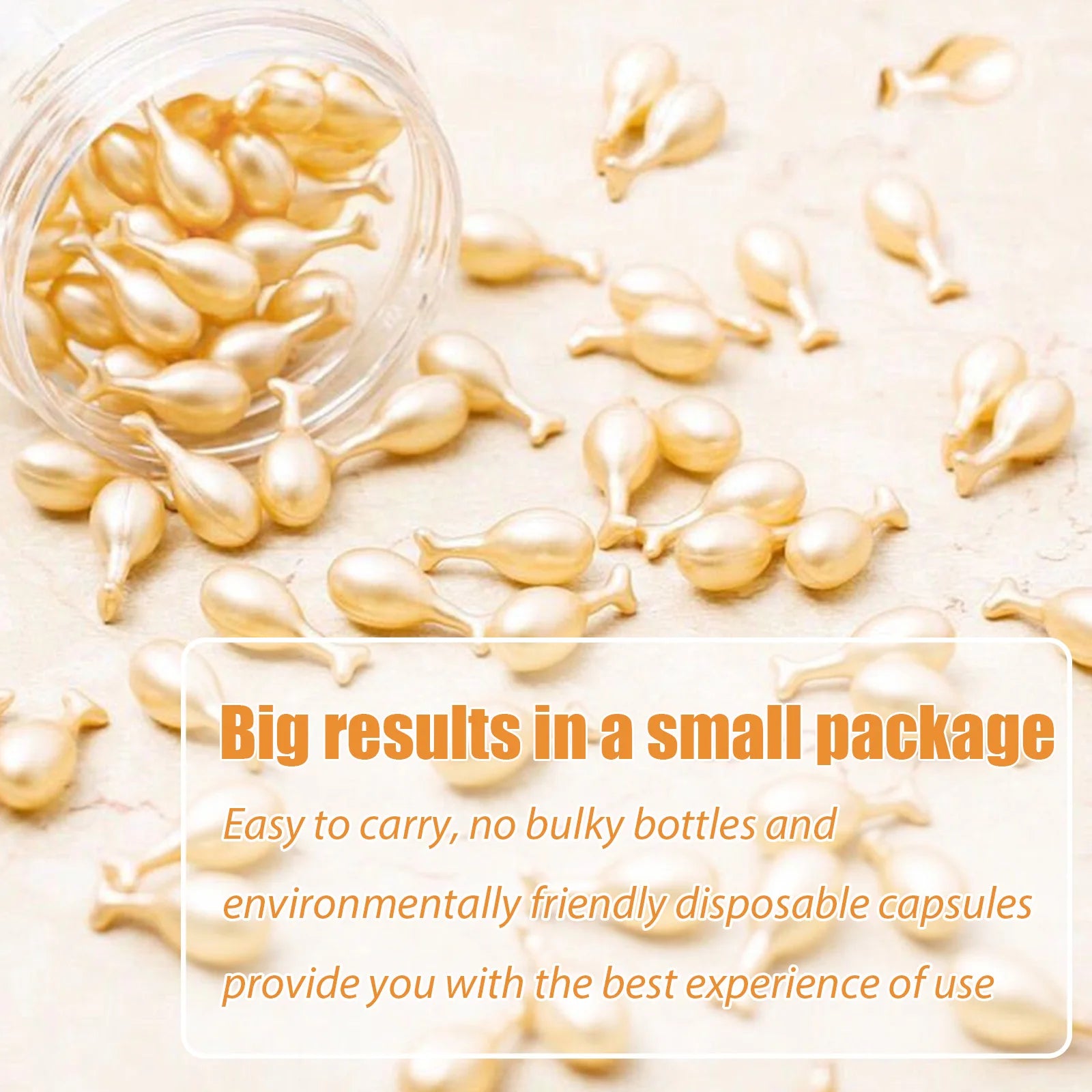 50pcs Collagen Face Serum Capsules with Hyaluronic Acid