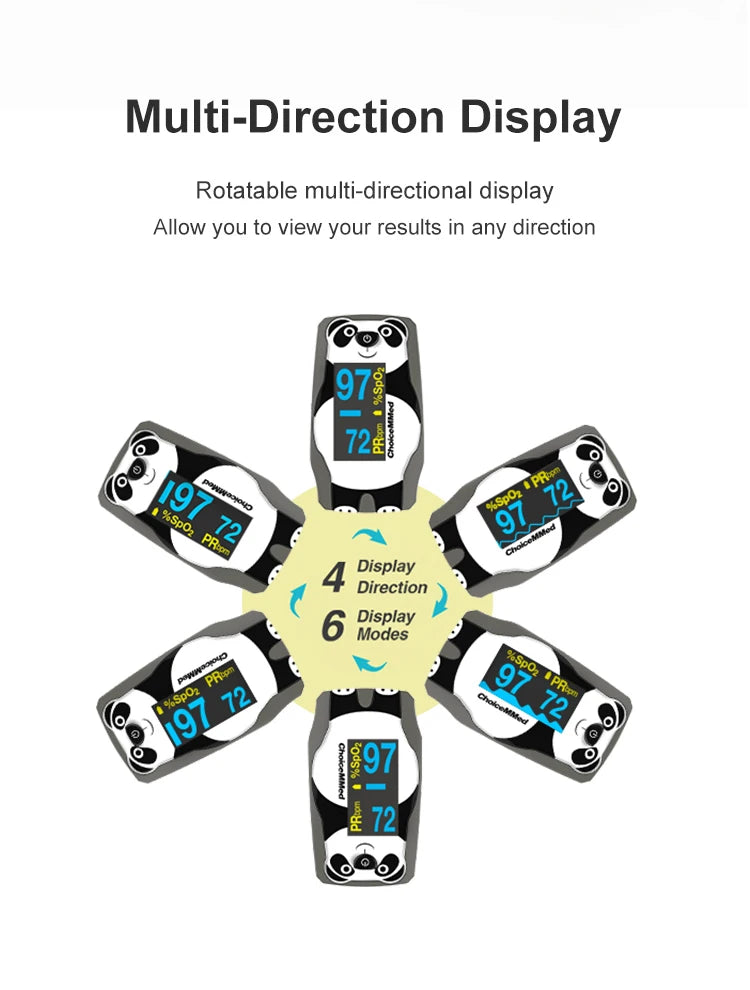 ChoiceMMed Pediatric Finger Pulse Oximeter with OLED Display