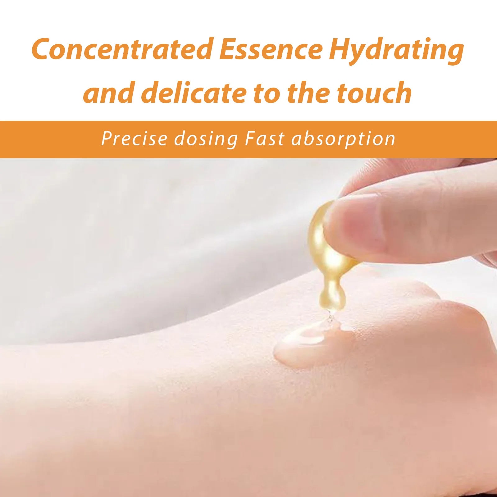 50pcs Collagen Face Serum Capsules with Hyaluronic Acid