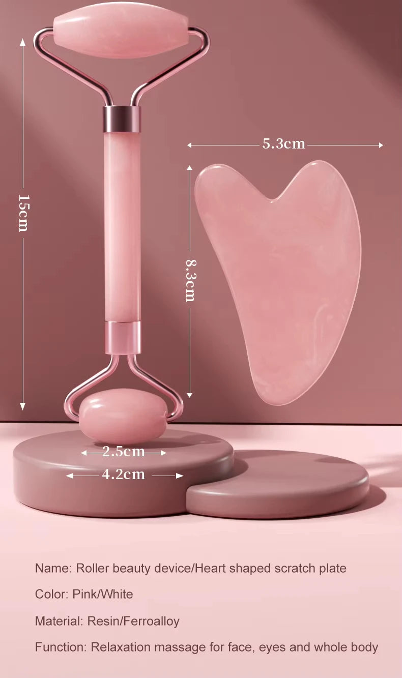 Resin Facial Roller & Scraping Tool – Face, Neck, Eye Massage
