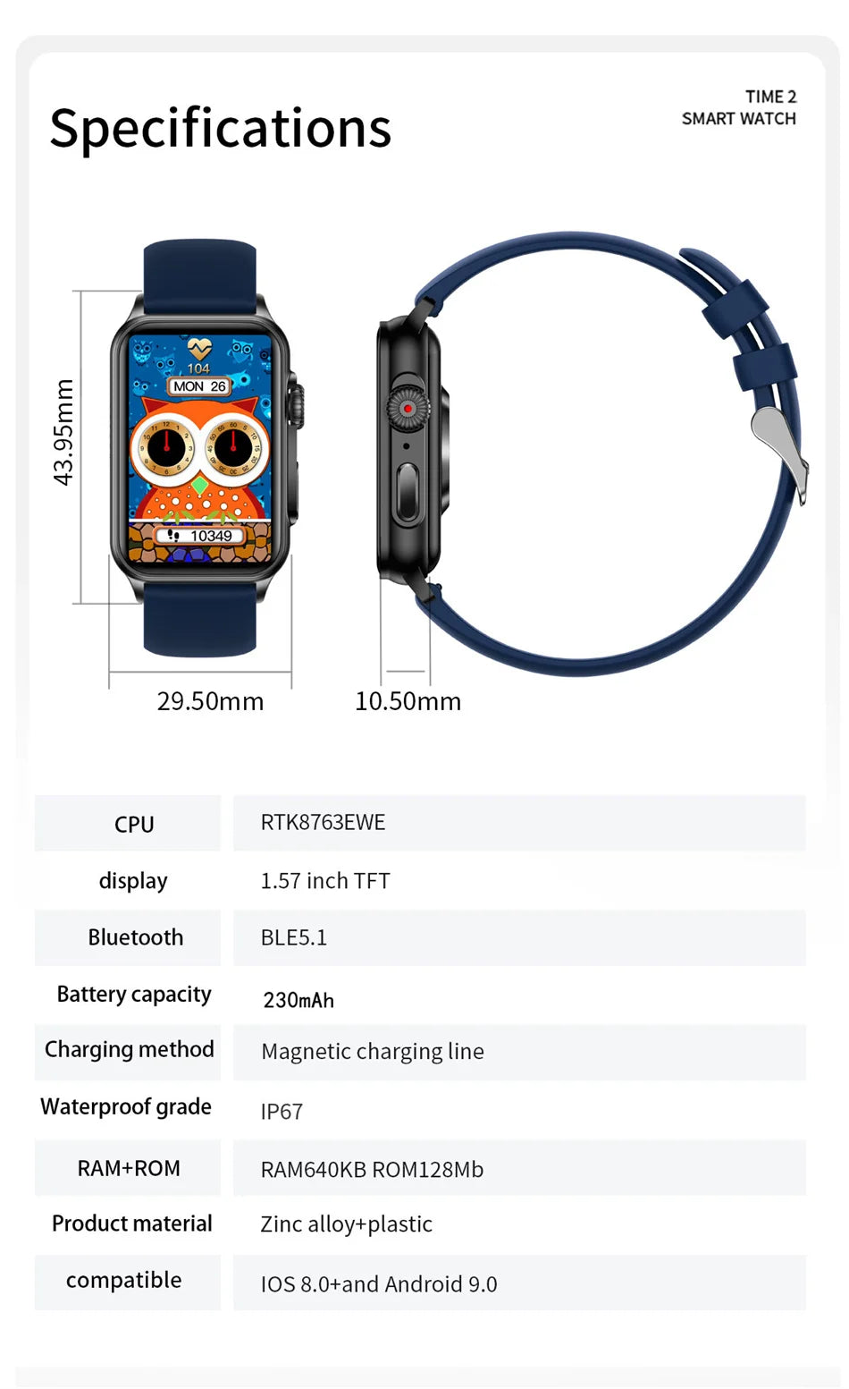 2023 Bluetooth Call Smartwatch with AI Voice & Fitness Tracker
