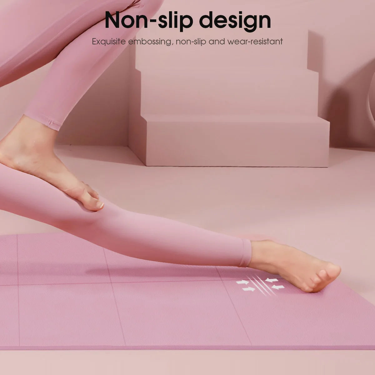4mm Anti-Slip EVA Yoga Mat for Fitness & Pilates