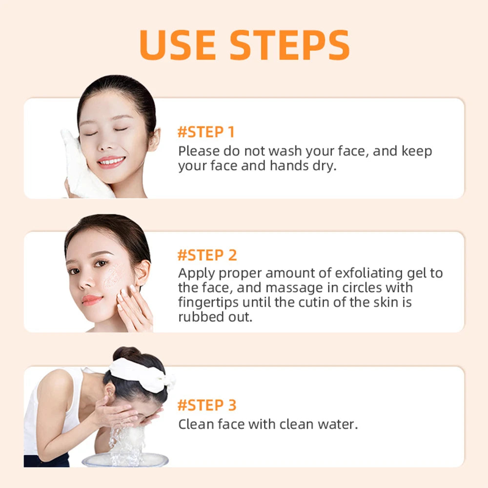 Orange Exfoliating Gel – Brightening & Peeling Moisturizer (50g)