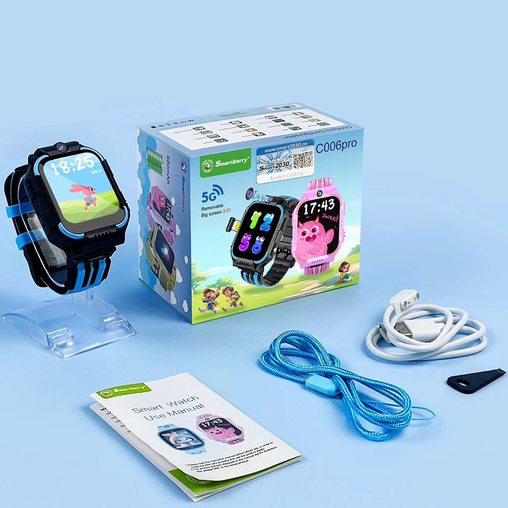 5G Kids Smartwatch with GPS, Video Call & Waterproof Design