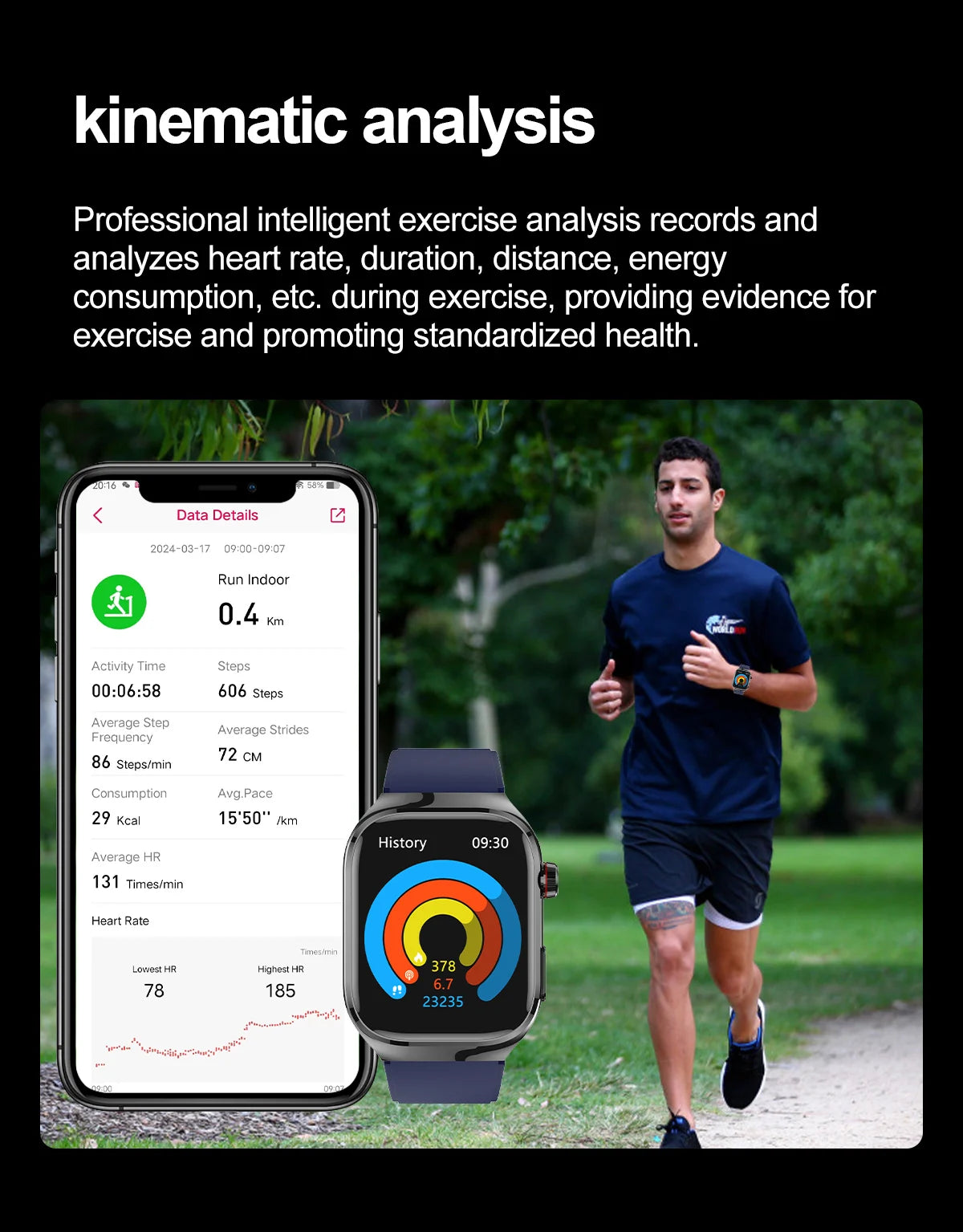 2025 Micro Physical Exam Smartwatch with Uric Acid & Body Fat Monitor