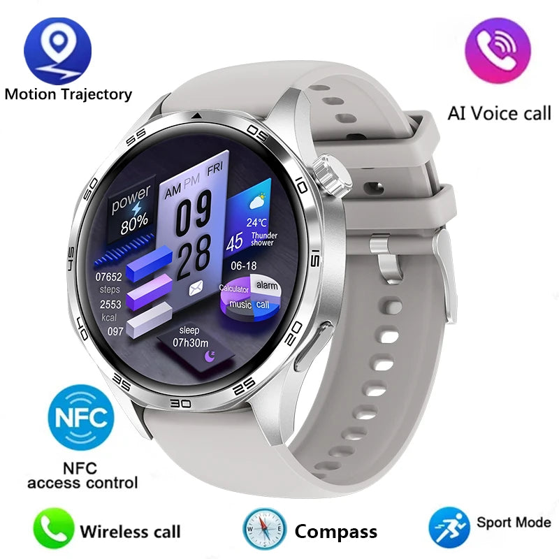 GT5 Pro Smartwatch with AMOLED, GPS, NFC & Bluetooth Call