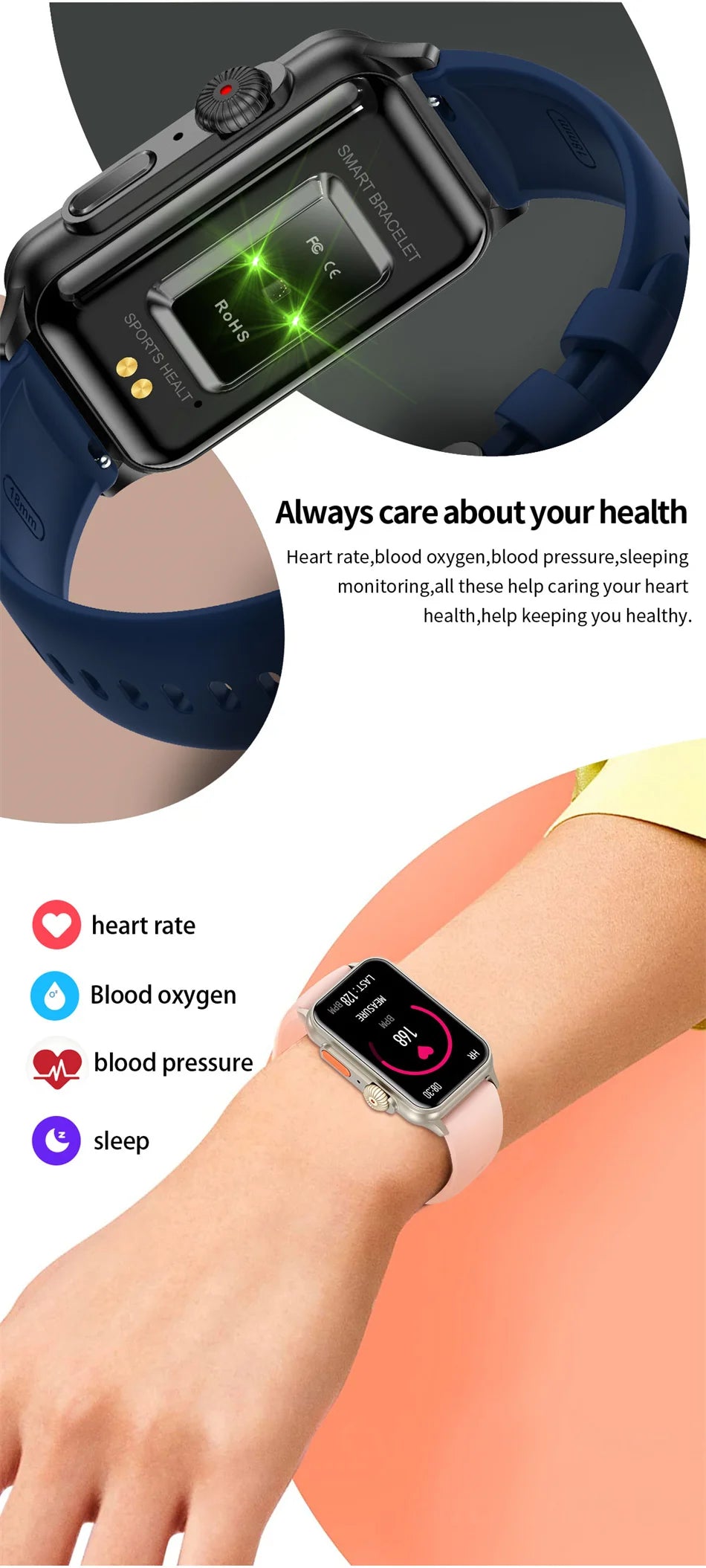 2023 Bluetooth Call Smartwatch with AI Voice & Fitness Tracker